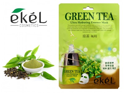 Тканевая маска с экстрактом зеленого чая от Ekel