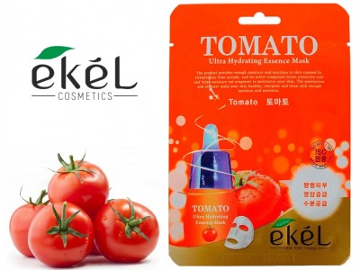 Тканевая маска с экстрактом томата Ekel Tomato Ultra Hydrating Essense Mask