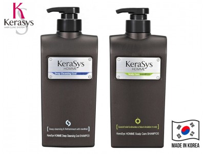 Шампуни для мужчин  из серии KeraSys Homme