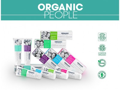 Сертифицированная органическая зубная паста Organic People