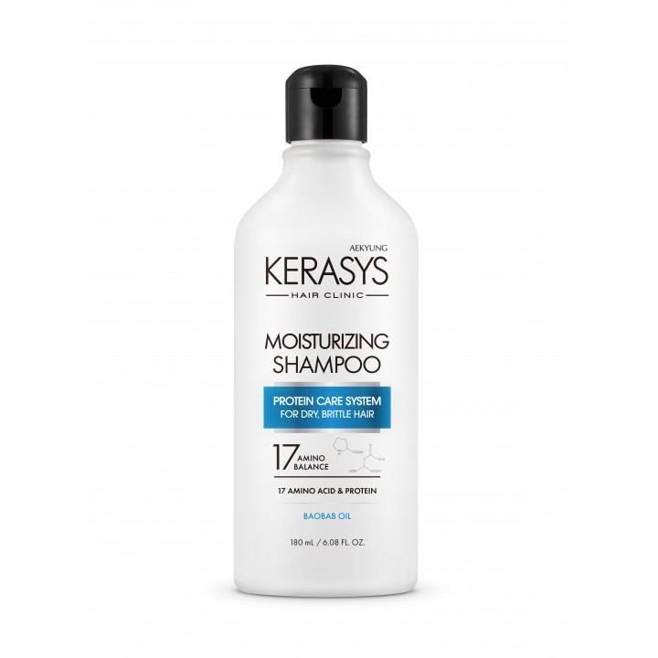 Kerasys Hair Clinic Moisturizing Шампунь для волос "Увлажняющий" 180 мл