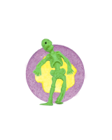 Лаборатория Катрин Шипучая соль для ванн 130 г. Чаша с пеной и игрушкой "Кошмарики на бурлящем шарике"