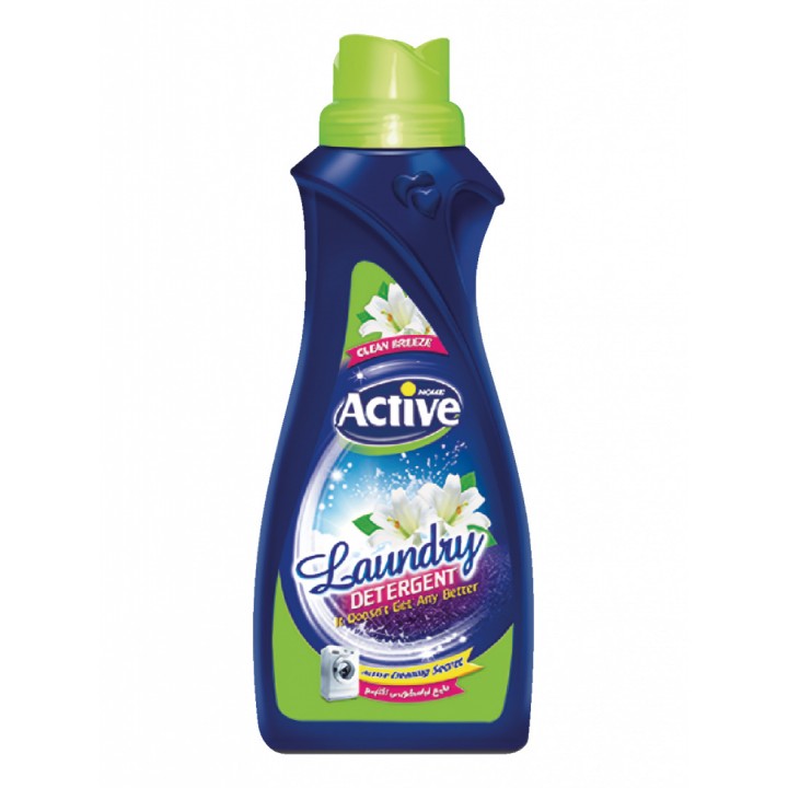 ACTIVE Гель для стирки белья универсальный "Clean Breeze", 1000 мл. Green