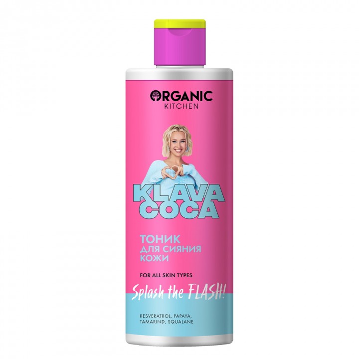 Organic Kitchen Klava Coca Тоник для сияния кожи "Splash the Flash!", 200 мл