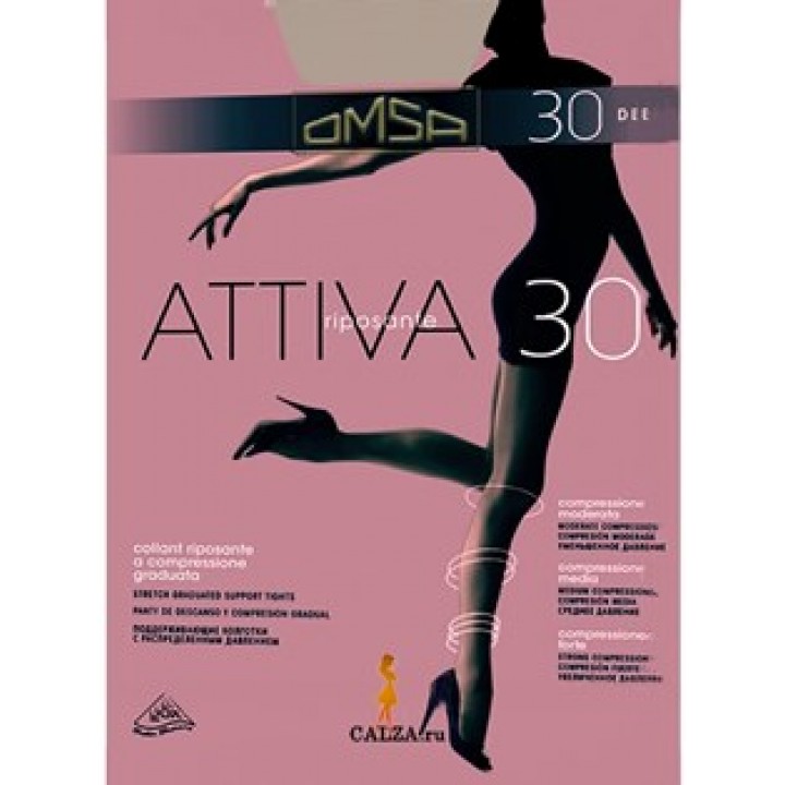 46684 Omsa Колготки Attiva 30 Nero 2