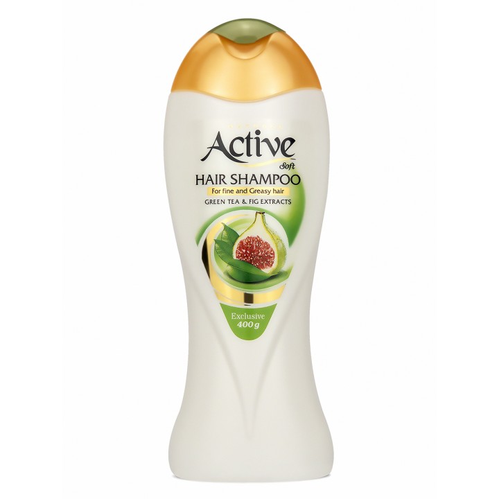 ACTIVE Шампунь для объема волос "Зеленый чай и инжир" NATURAL, 400 мл