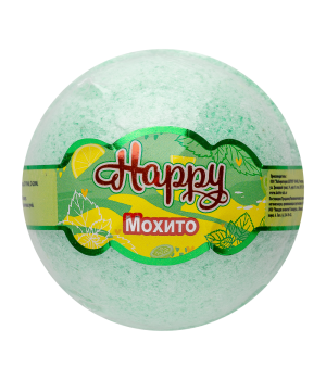 Лаборатория Катрин Бурлящий шар "Happy"  Мохито 120 г