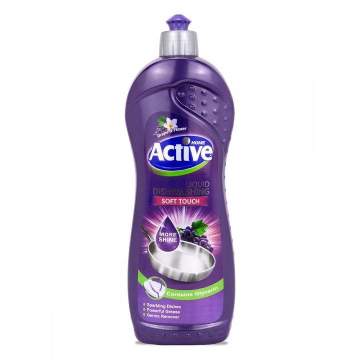 ACTIVE Гель для мытья посуды "Виноград", 750 мл Purple ACTIVE Гель для мытья посуды "Виноград", 750 мл Purple