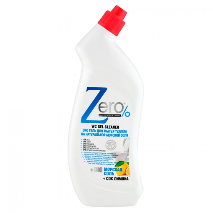 Zero Эко гель для мытья туалета на натуральной морской соли 750 мл