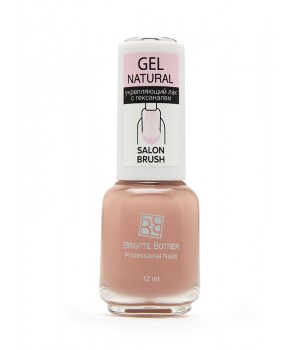 Brigitte Bottier укрепляющий лак для ногтей GEL NATURAL тон 03 деликатный нюд 12мл, шт