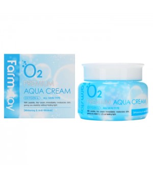 Farmstay Увлажняющий крем с кислородом O2 Premium Aqua Cream 100 мл