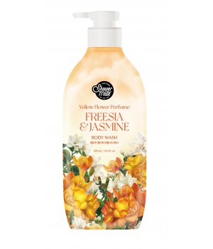 Shower Mate Гель для душа Flower Perfume ФРЕЗИЯ И ЖАСМИН, 400 мл