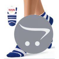 Minimi Носки TREND 4201 с надписью "NEXT TREND" Acqua 35-38
