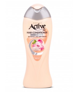 ACTIVE Кондиционер для нормальных волос "Экстракты розового ириса и протеинов шелка", 400 мл.