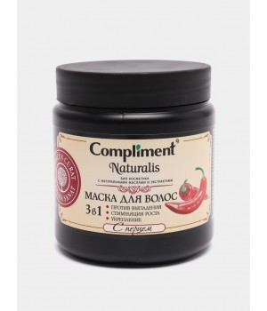 Compliment Naturalis Маска для волос с перцем Против выпадения 500 мл Compliment Naturalis Маска для волос с перцем Против выпадения 500 мл