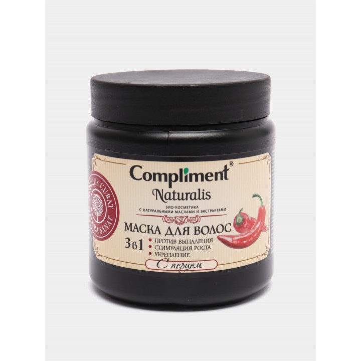 Compliment Naturalis Маска для волос с перцем Против выпадения 500 мл