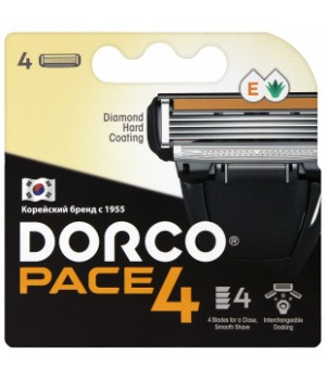 DORCO Kассеты FRA1040 для бритья Dorco Pace 4,4шт.