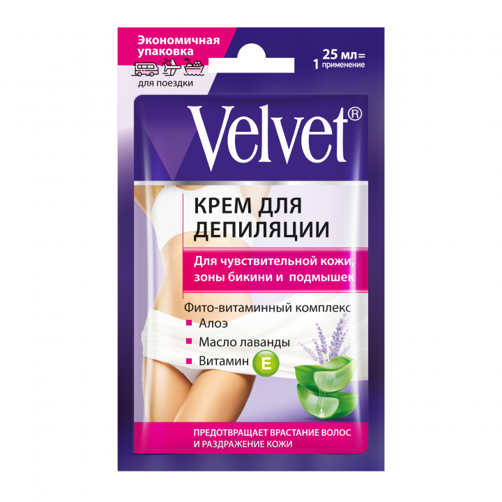 Velvet Крем для депиляции для чувствительной кожи 25 мл