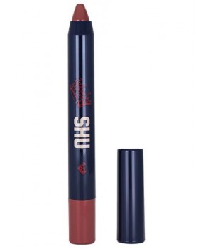 163168 SHU КАРАНДАШ-ПОМАДА ДЛЯ ГУБ VIVID ACCENT №463 неклассический красный