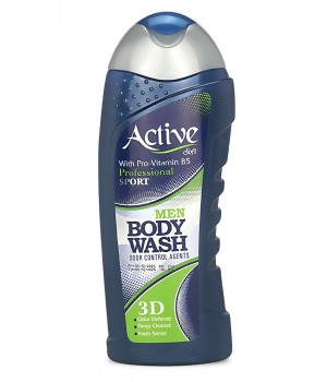 ACTIVE Гель для душа мужской, с витамином B5 "Спорт 3D" NATURAL, 400 мл