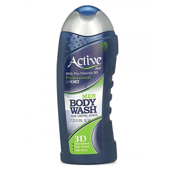 ACTIVE Гель для душа мужской, с витамином B5 "Спорт 3D" NATURAL, 400 мл