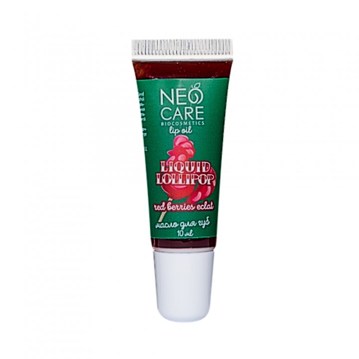 Levrana Neo Care Масло для губ «Liquid lollipop» red berries éclat 10 мл