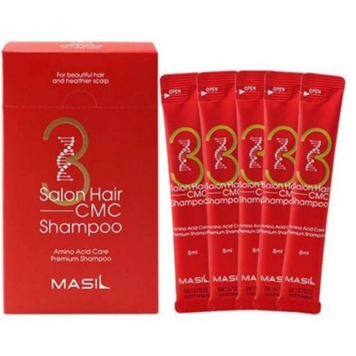 Masil Шампунь с аминокислотами для волос - Salon hair cmc shampoo, 8мл 20шт