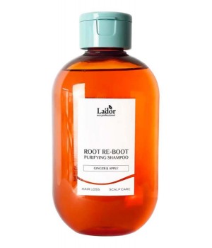 La'dor ROOT RE-BOOT PURIFYING SHAMPOO GINGER&APPLE Шампунь для восстановления корней волос с экстрактами имбиря и яблока 300мл