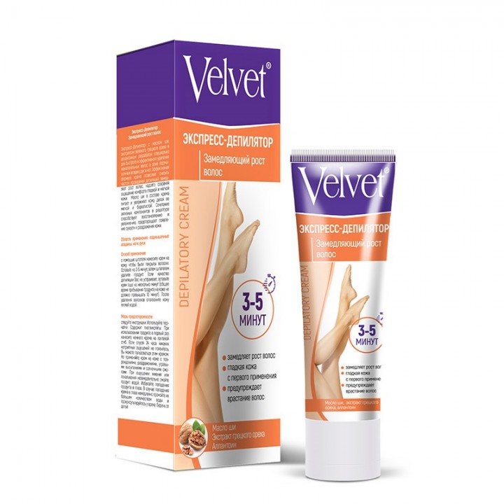 Velvet Экспресс-депилятор замедляющий рост волос 100 мл