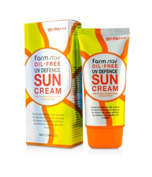 Farmstay Солнезащитный крем для лица Oil-Free UV Defence Sun Cream Spf 50+/pa +++ 70 мл