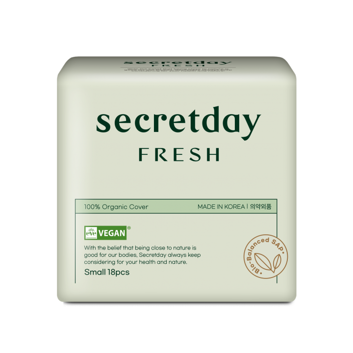 211447 SecretDay Прокладки женские гигиенические FRESH, Small, 18 шт