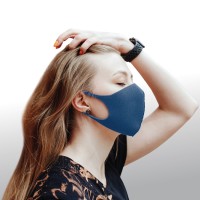 Dizao 3D Fashion Mask Многоразовая защитная маска (синяя)