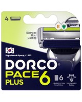 DORCO PACE 6 PLUS  NEW (станок + 2 кассеты) система, 6 лезвий + 1лезвие-триммер