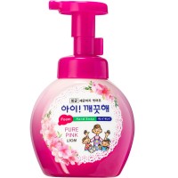 LION Ai kekute Foam handsoap pure pink 250ml Жидкое пенное мыло для рук (цветочный букет)