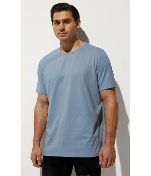 Фуфайка (футболка) мужская О_OMSA FOR MEN OmT_U 1201Футболка Cadet Blu 56/4XL