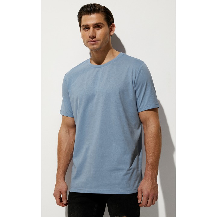 Фуфайка (футболка) мужская О_OMSA FOR MEN OmT_U 1201Футболка Cadet Blu 56/4XL