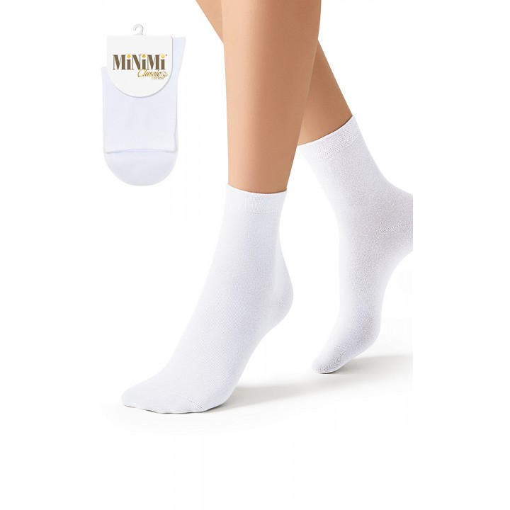 Minimi Носки COTONE 1202 однотонный Bianco 35/38