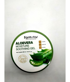 Farmstay Многофункциональный гель с алоэ Aloe Vera Moisture Soothing Gel 300 мл