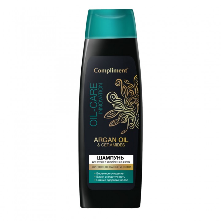 Compliment Argan Oil & Ceramides Шампунь для сухих ослабленных волос 400 мл