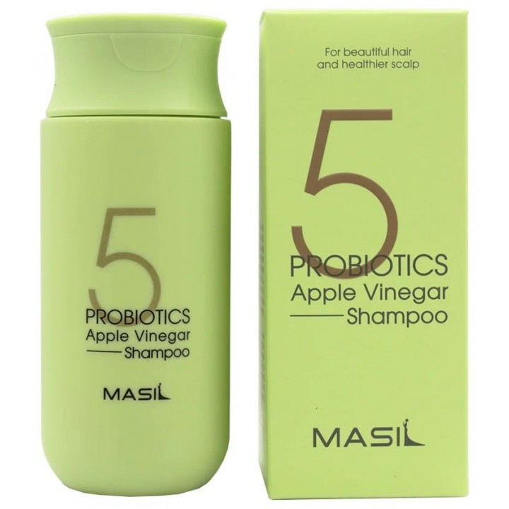Masil Шампунь от перхоти с яблочным уксусом - 5 Probiotics apple vinegar shampoo, 150мл