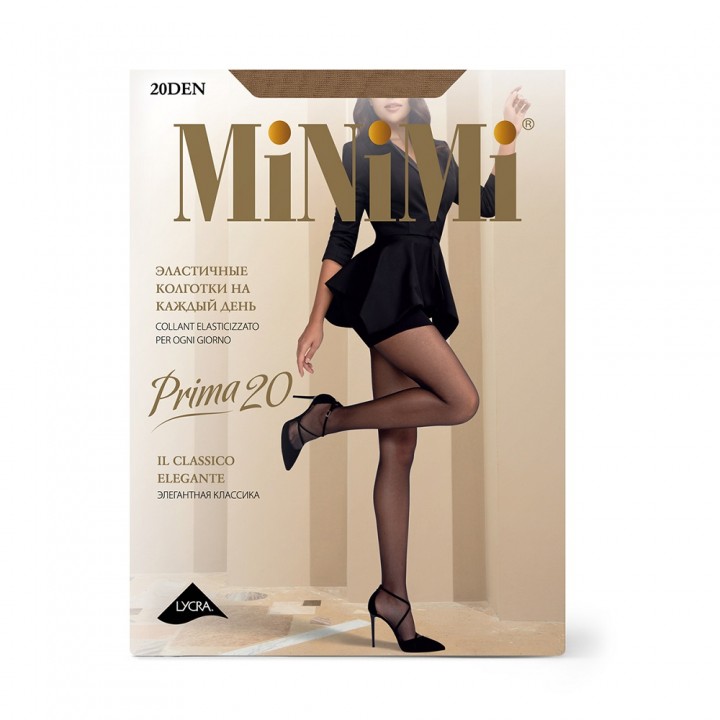 Minimi Колготки PRIMA 20 (шортики) Cappuccino 3