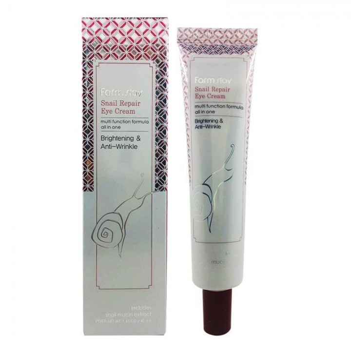 Farmstay Крем для век с муцином улитки Snail Repair Eye Cream 40 мл