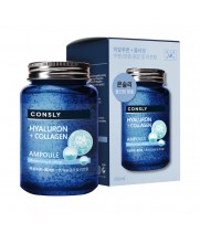 Consly Многофункциональная укрепляющая ампульная сыворотка с гиалуроновой кислотой и коллагеном 250 мл.