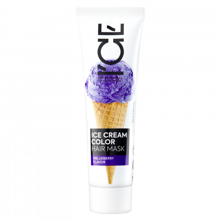 Natura Siberica ICE Professional  ICE CREAM COLOR Тонирующая маска для волос Blueberry, 100 мл