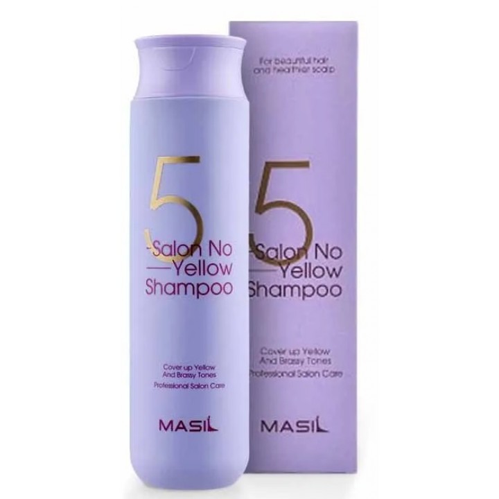 Masil Шампунь против желтизны волос - 5 Salon no yellow shampoo, 300мл