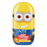 ACTIVE Детский шампунь и кондиционер 2в1 "Minions", 280 мл.
