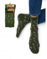 OMSA Носки STYLE 505 Конфеты Verde 45-47+