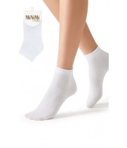 Minimi Носки COTONE 1201 однотонный укороченный Bianco 35/38