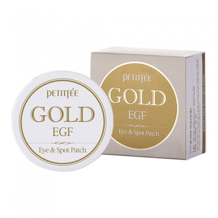 Petitfee Патчи для век гидрогелевые с EGF и золотом Gold & EGF Eye&Spot Patch 90 шт