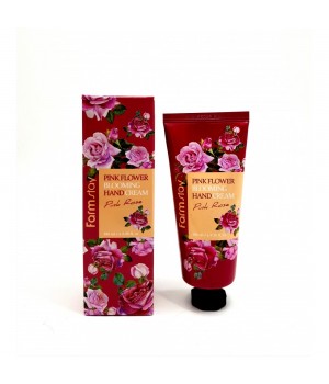 Farmstay Крем для рук с розой Pink Flower Blooming Hand Cream Pink Rose 100 мл